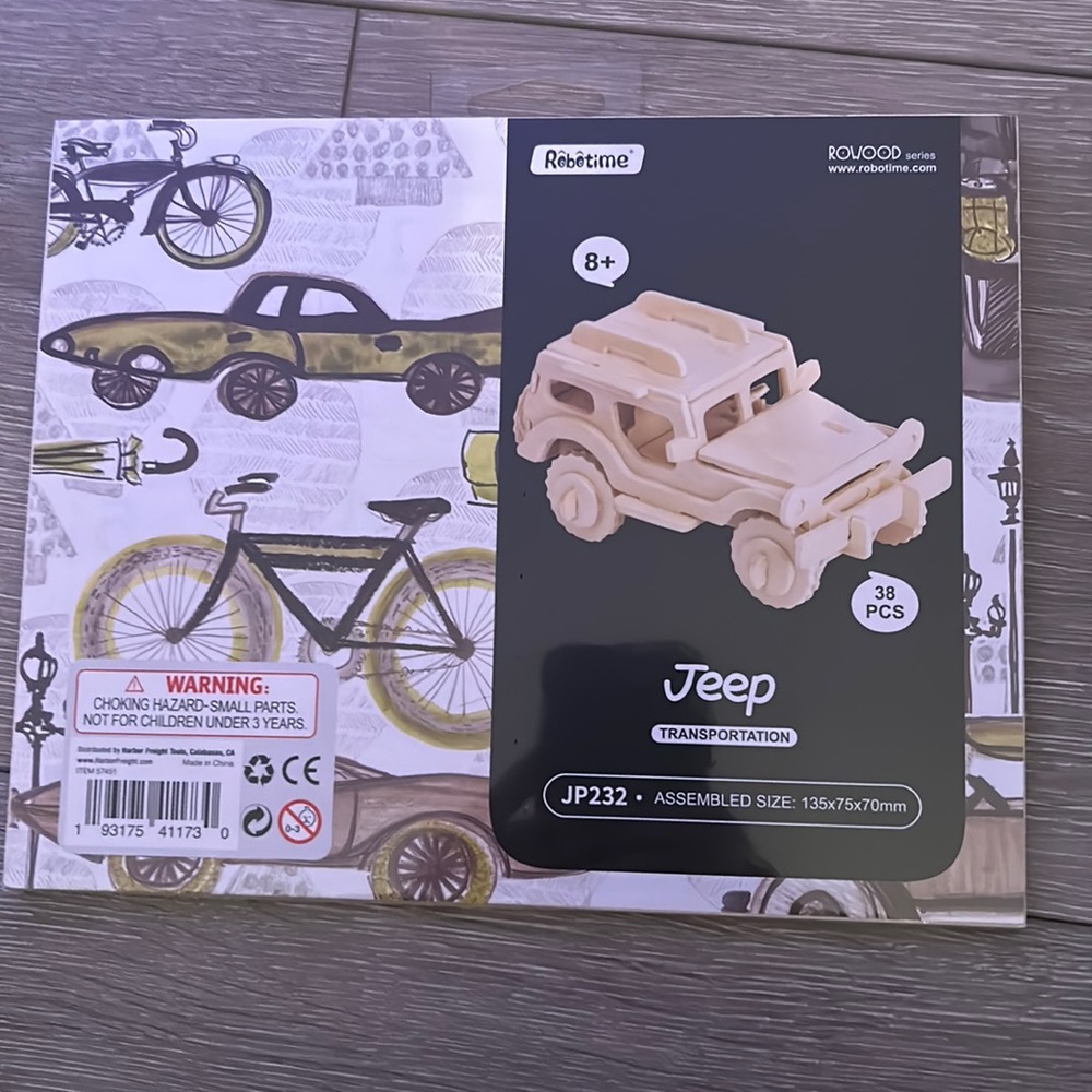 Robotime Jeep Wood Puzzle